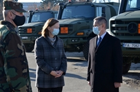 The National Army received a donation of equipment from the Federal Republic of Germany