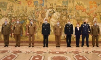 Commander of the National Army on an official visit to Bucharest