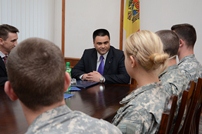 Minister of Defense Welcomes American Military Students to Moldova