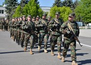 Pacificatorii Armatei Naționale la cea de-a 23-a aniversare
