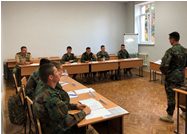 Soldații și sergenții Armatei Naționale, instruiți de o echipă mobilă de la Centrul Naţional de Instruire Permanentă pentru Subofiţeri şi Maiştri Militari ai Armatei României