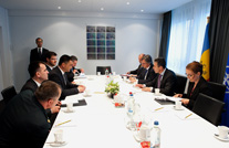 Vitalie Marinuta Meets With NATO Secretary General
