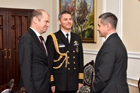 Noul ambasador al Republicii Turcia la Chișinău, în vizită la Ministerul Apărării