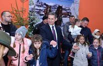 Gifts and entertainment for children of the National Army military