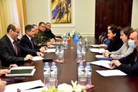 The Minister of Defense, in dialogue with the resident representative of the United Nations Development Program in the Republic of Moldova
