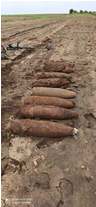 Arsenal de muniţii depistat de geniştii militari la Măgdăcești