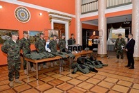 The first batch of equipment purchased under the European Instrument for Peace, received by the National Army