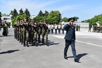 Conscripts of the National Army took the military oath