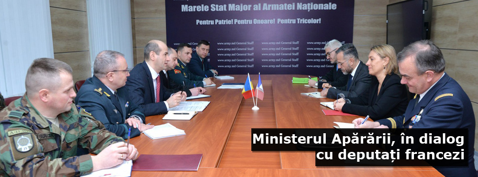 Ministerul Apărării, în dialog cu deputați francezi